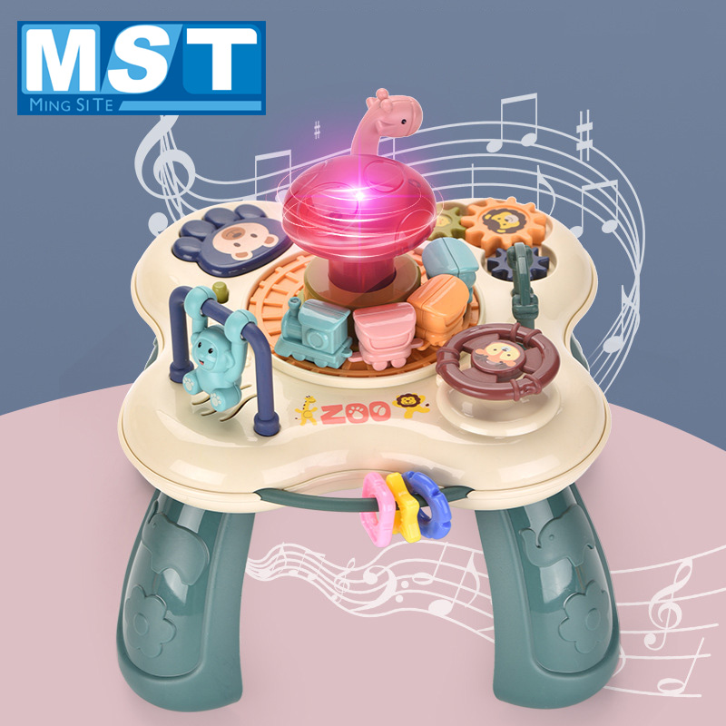조기 교육용 악기 장난감 학습 테이블 동물 음악 게임 학습 기계 몬테소리 선물 유아 6 개월 +